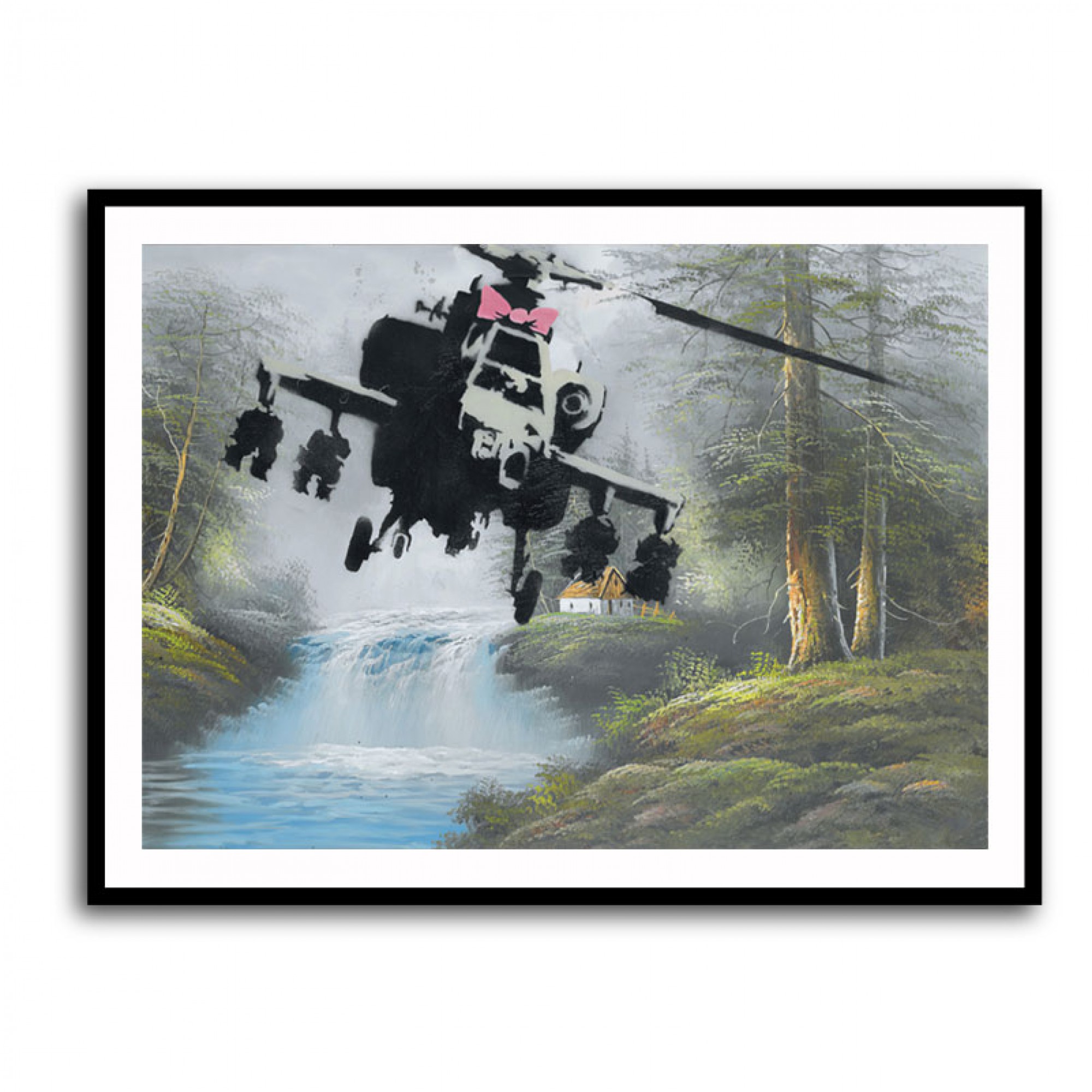 Corrupted Oil Banksy Wall Art